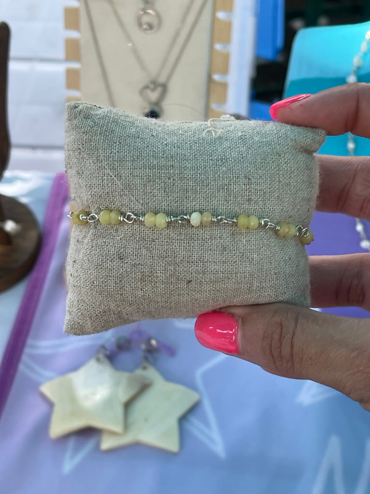 Stone-Crystal bracelets