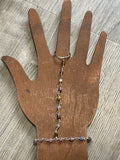 Tourmaline Hand Chain in Sterling Silver