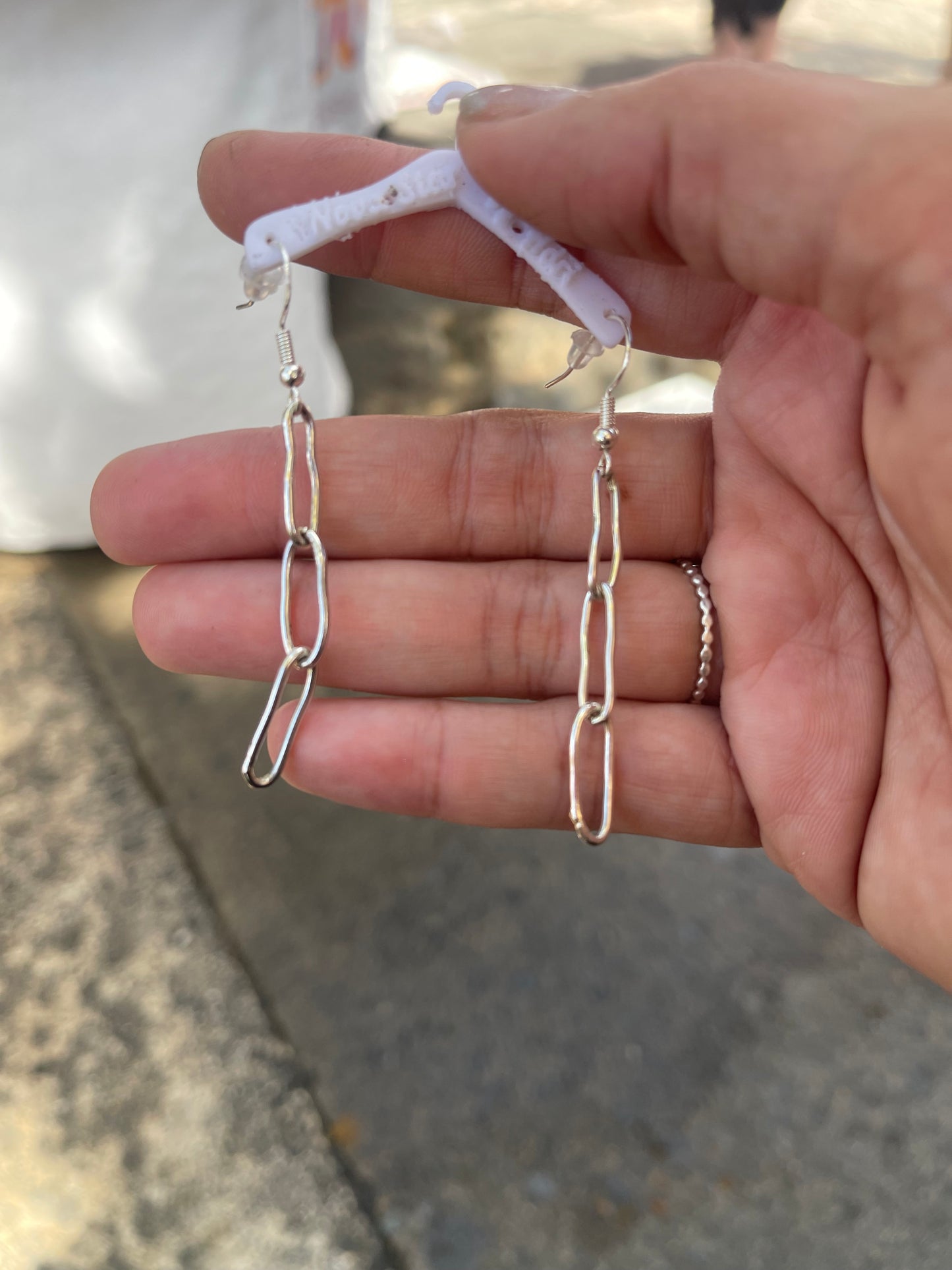 Atypical Silver Earrings