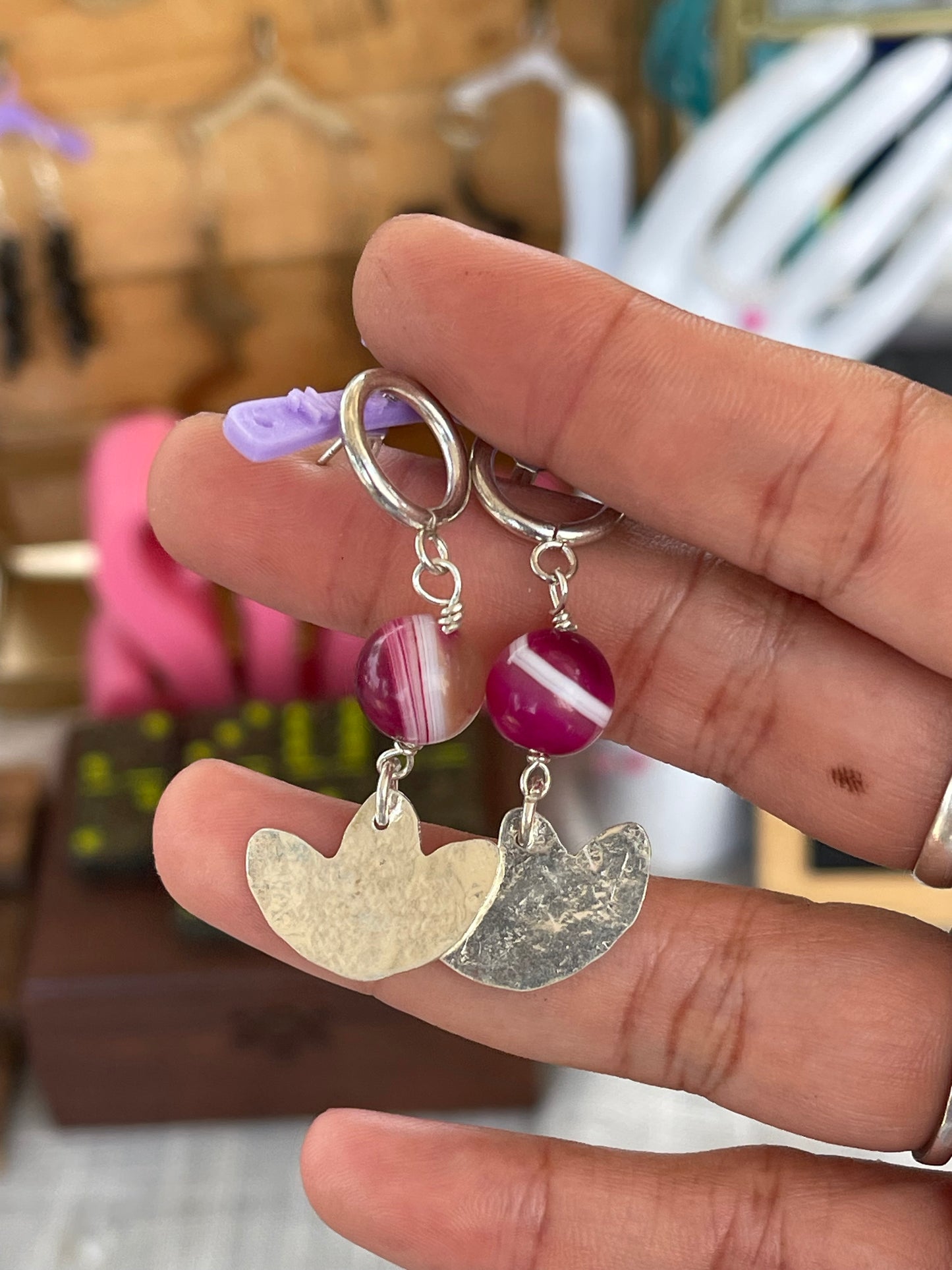 Atypical Silver Earrings