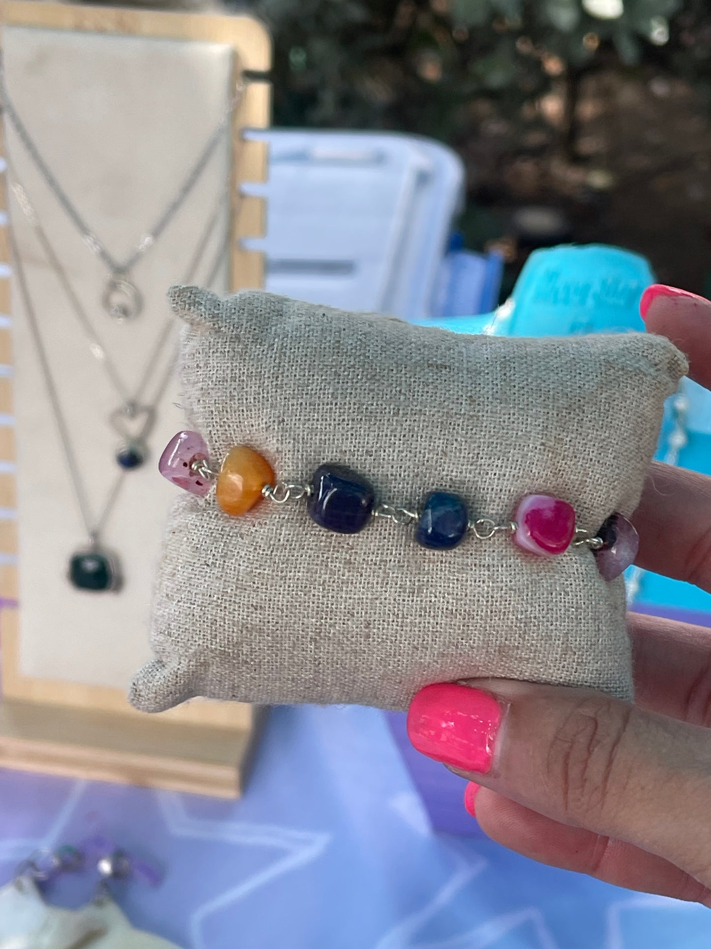 Stone-Crystal bracelets