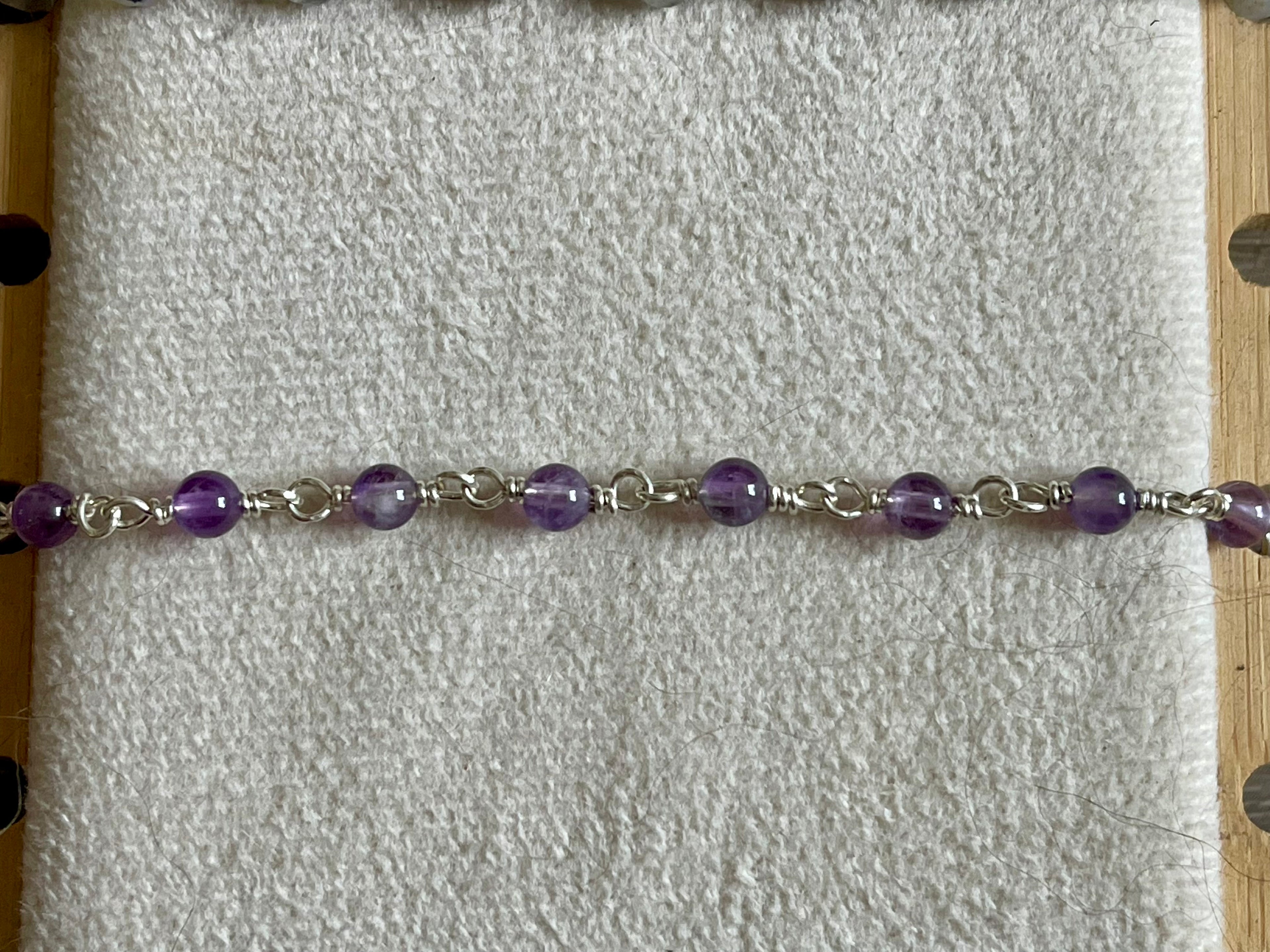 Amethyst Bracelet in Sterling Silver
