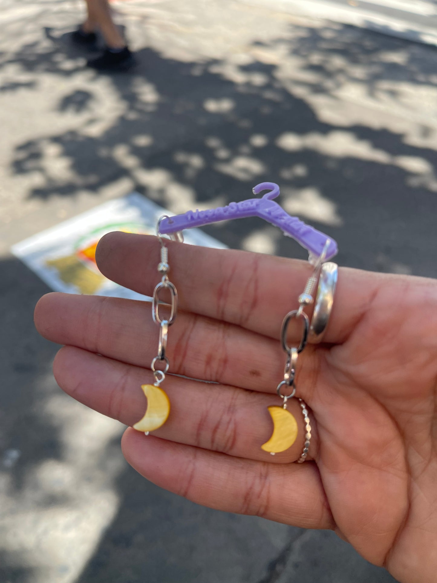 Atypical Silver Earrings