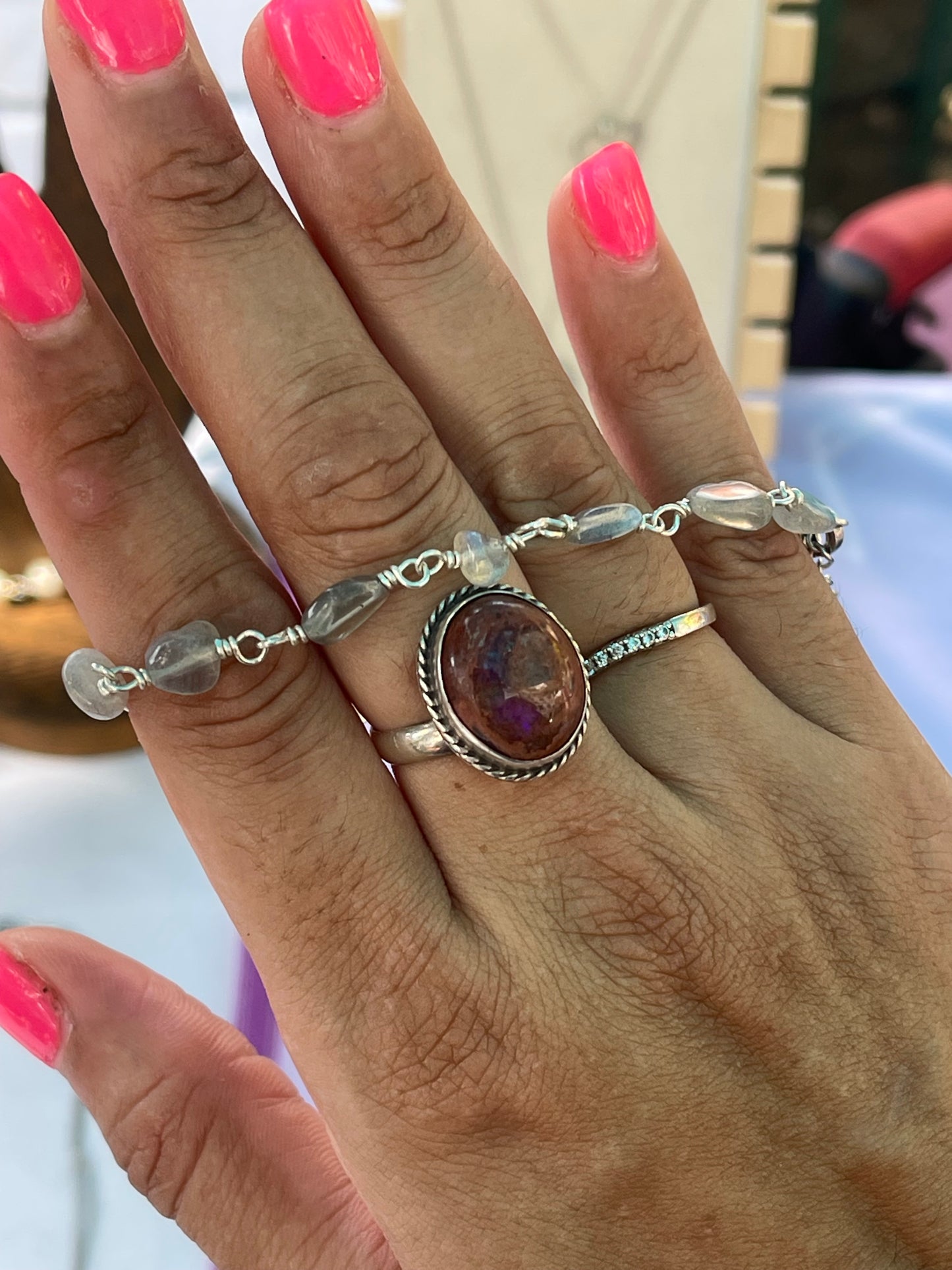 Stone-Crystal bracelets