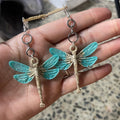 Sand Fairy Wing Earrings