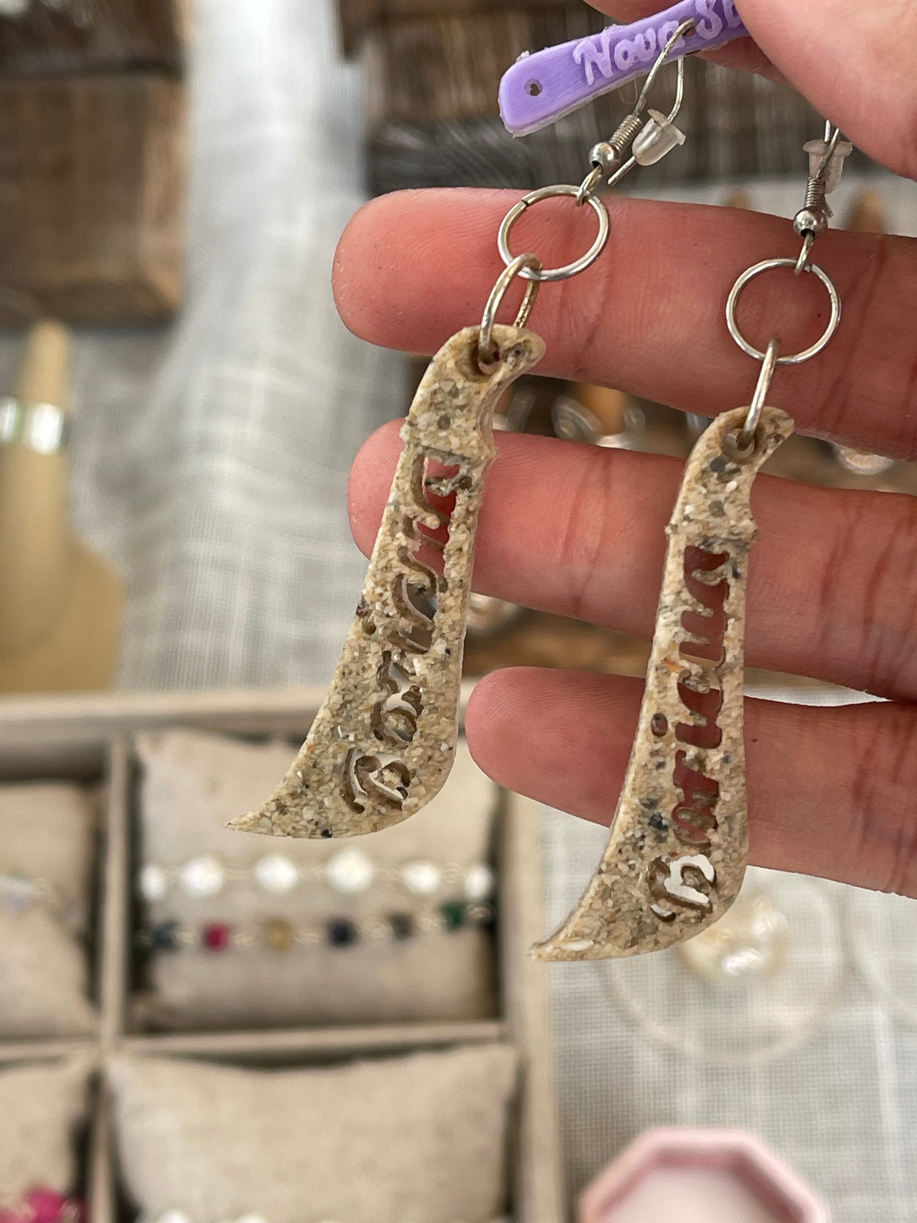 Puerto Rico Sand Earrings