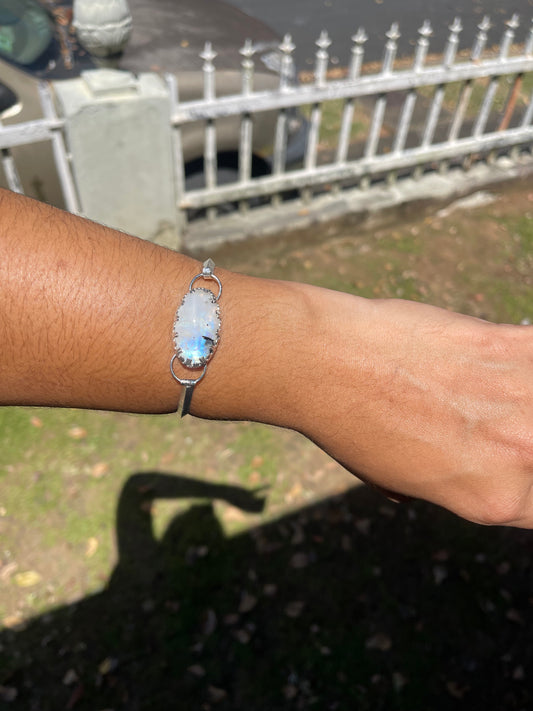 Atypical Silver Bangles