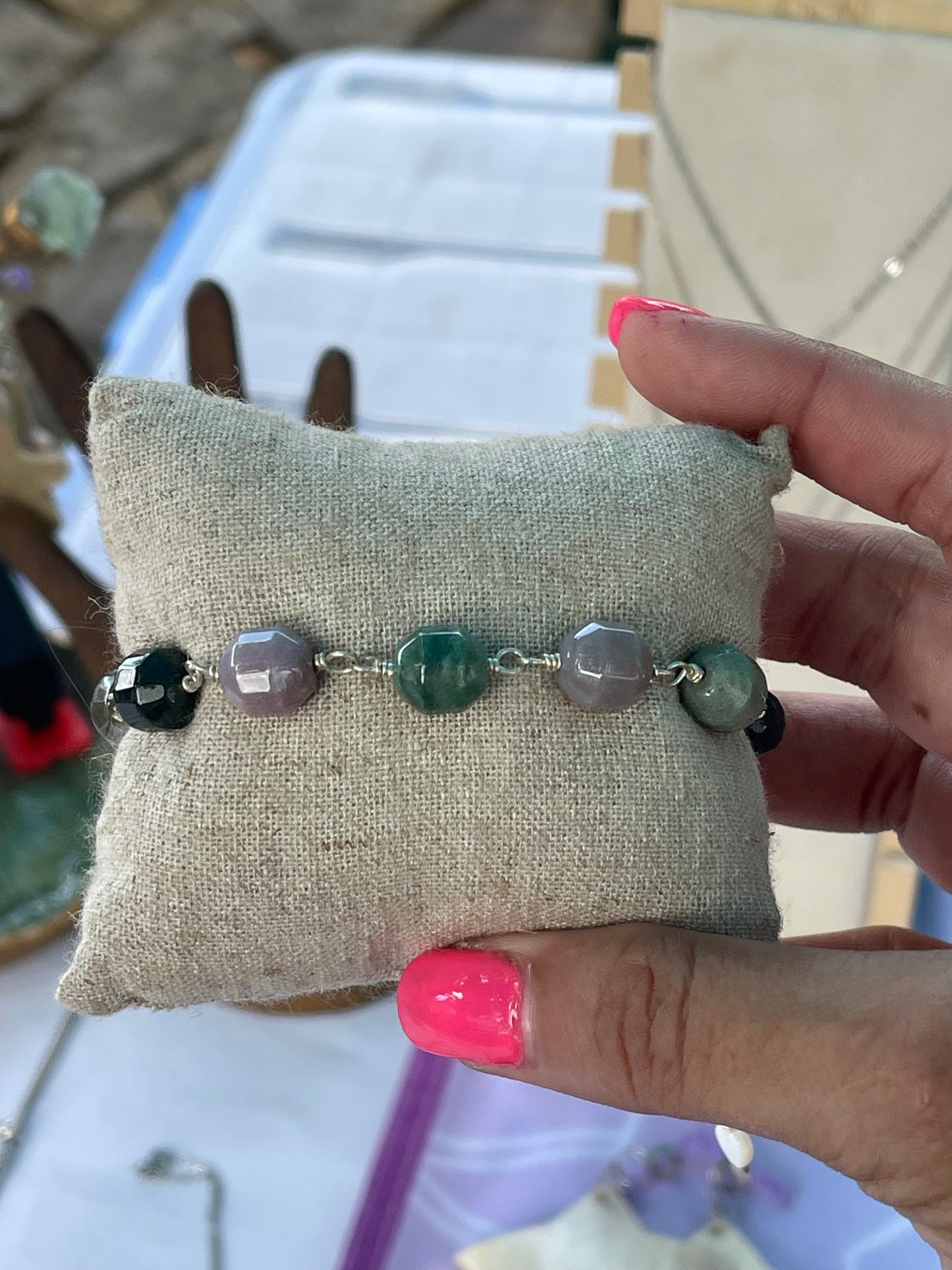 Stone-Crystal bracelets