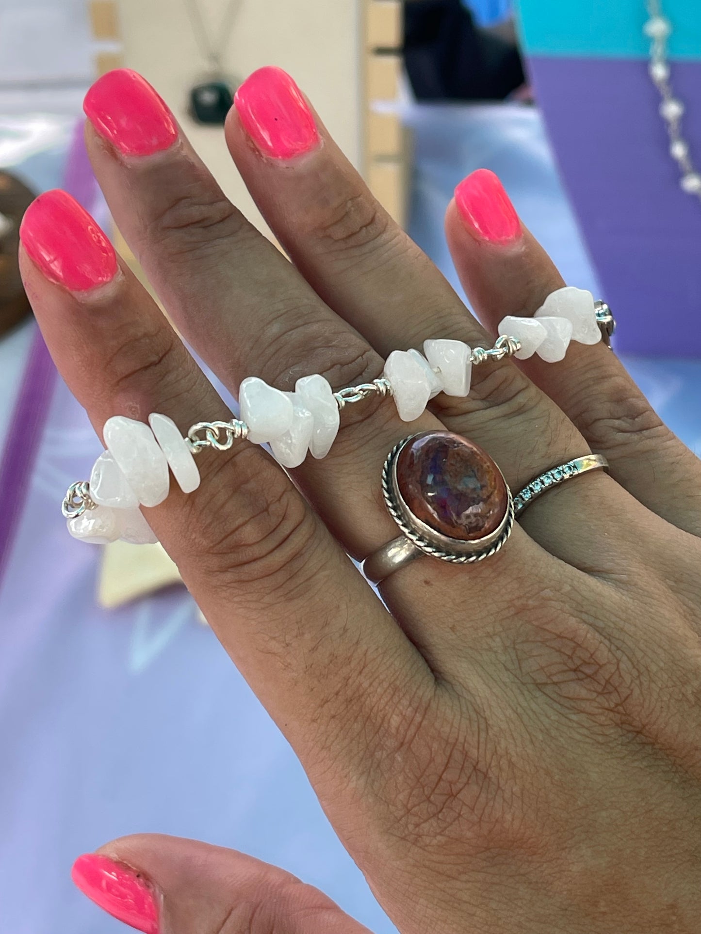 Stone-Crystal bracelets