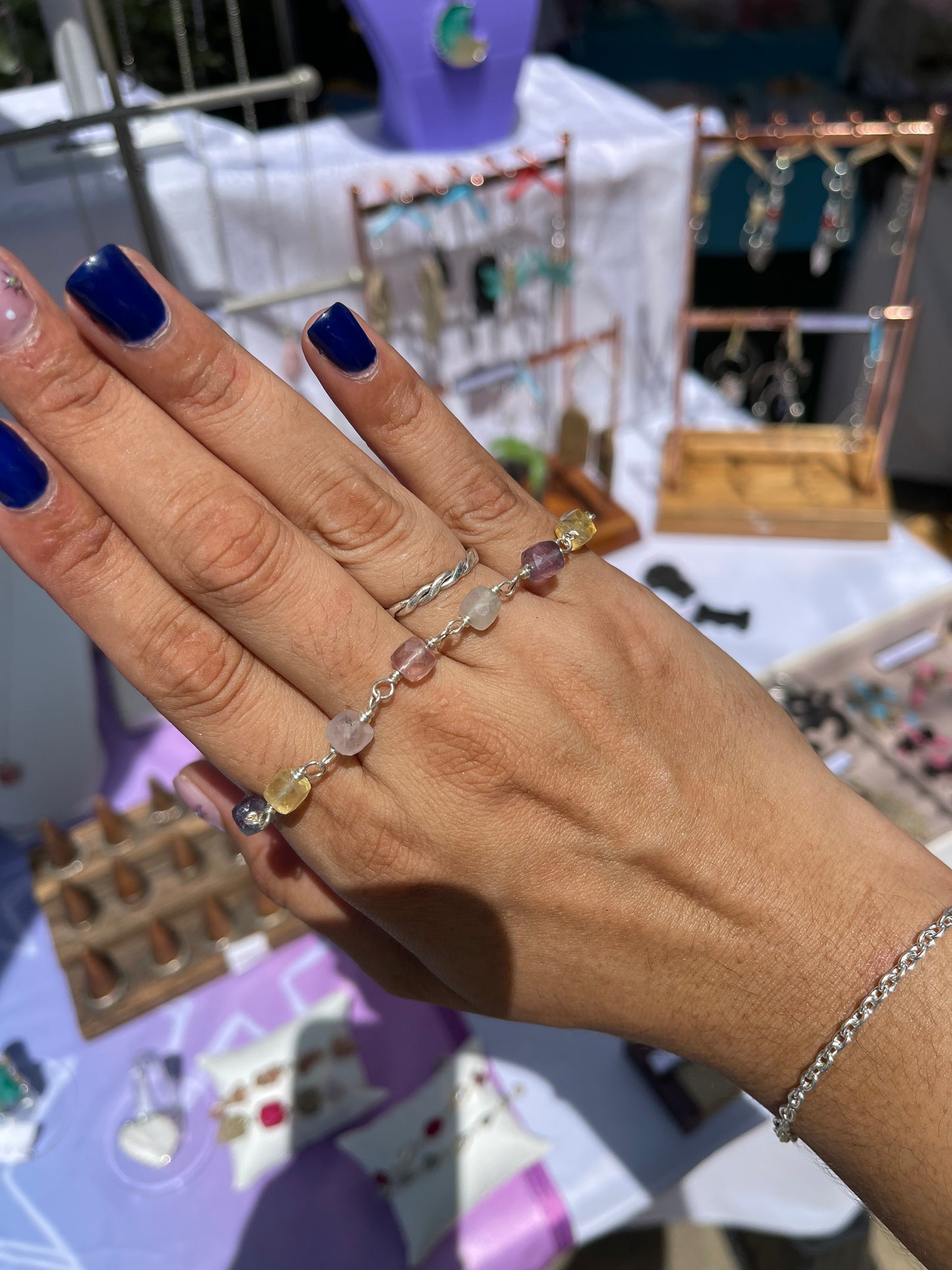 Stone-Crystal bracelets